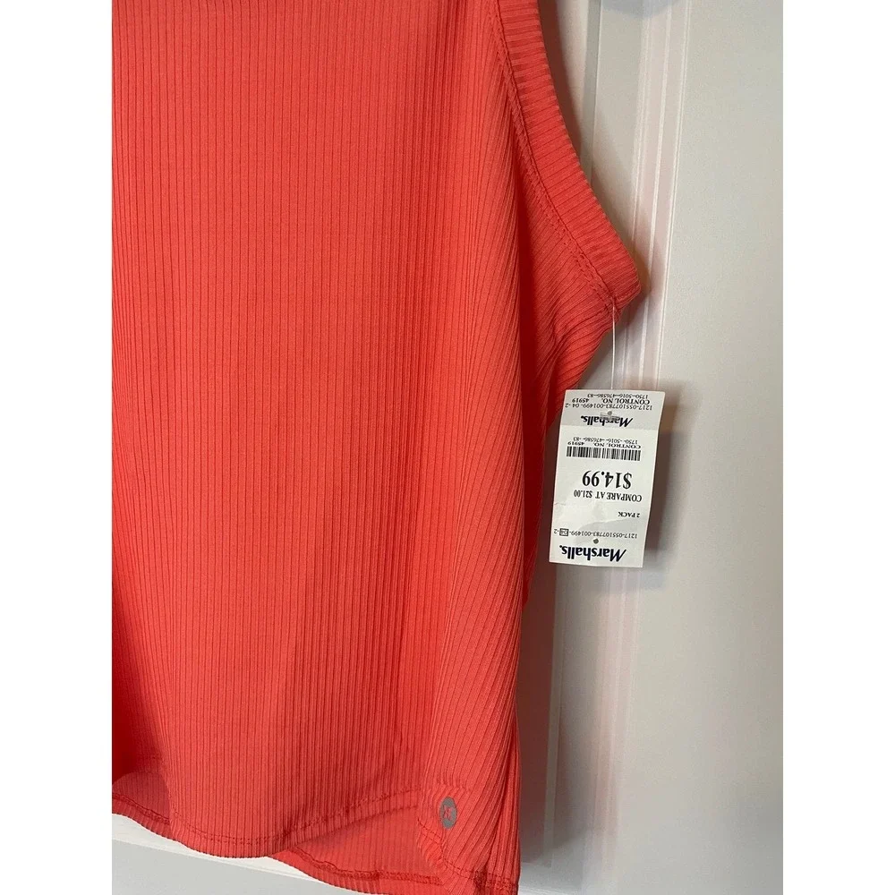 RBX - Ribbed Cropped Athletic Tank - Picture 4 of 5